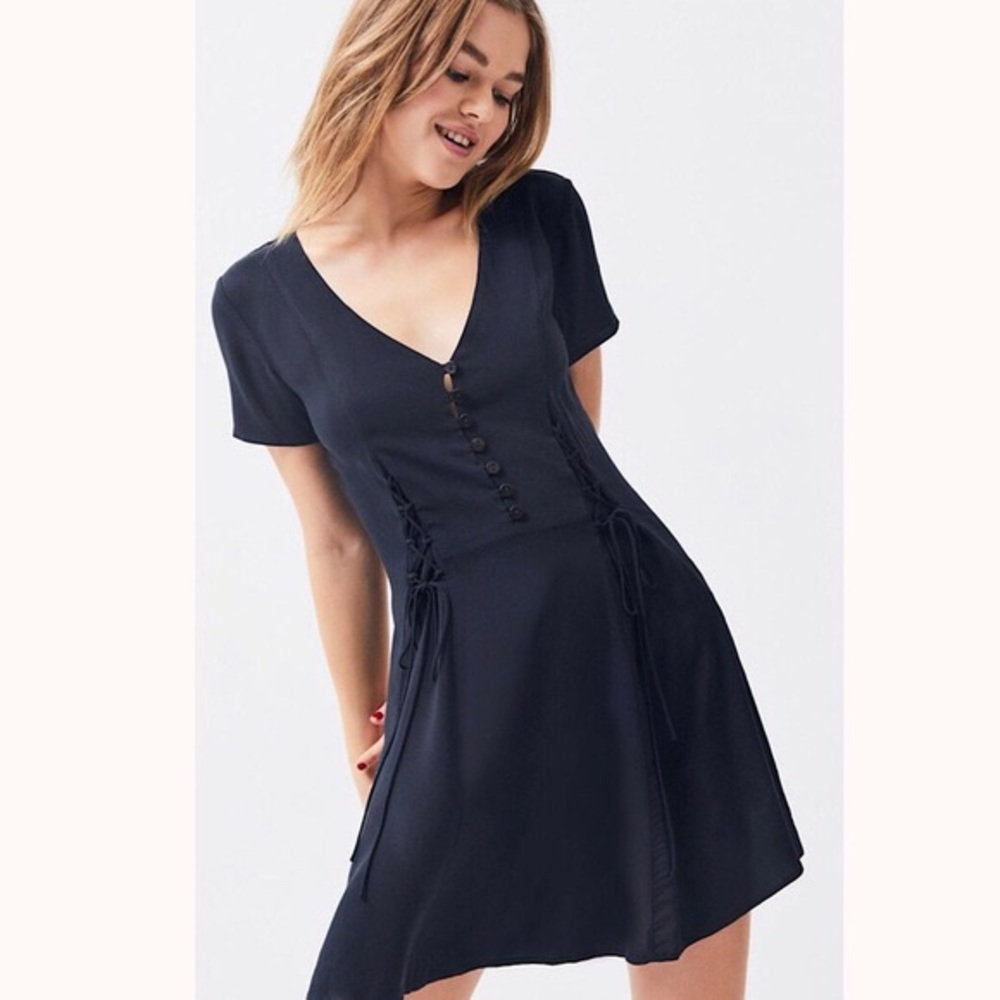 NWT Lottie Moss Pacsun lace up dress size small